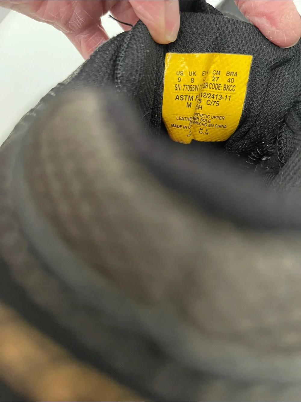 SKECHERS WORK RELAXED FIT CANKTON STEEL TOE ATHLETIC WORK SHOES MENS SIZE 9